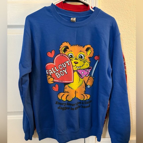 Fall Out Boy Teddybear Sweatshirt - Picture 1 of 4